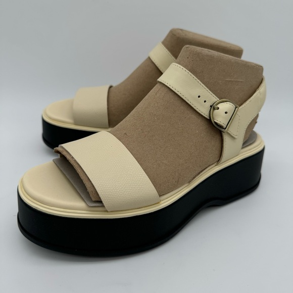 Sorel Dayspring Platform Sandal in Honey White Size 9.5 - Picture 3 of 12